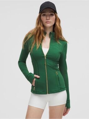 lululemon define jacket everglade green size 4